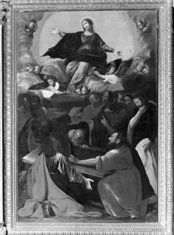 assunzione della Madonna (dipinto) - ambito laziale (fine/inizio secc. XVI/ XVII)