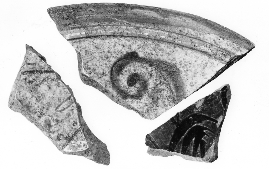piatto, frammento - manifattura Italia centrale (metà sec. XV)