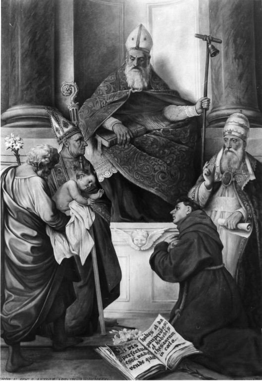 Sant'Antonio Abate; Sant'Antonio da Padova; San Giuseppe; San Biagio; San Ponziano (dipinto) - ambito toscano (sec. XX)