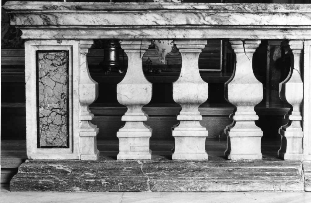 balaustrata - ambito laziale (sec. XVIII)