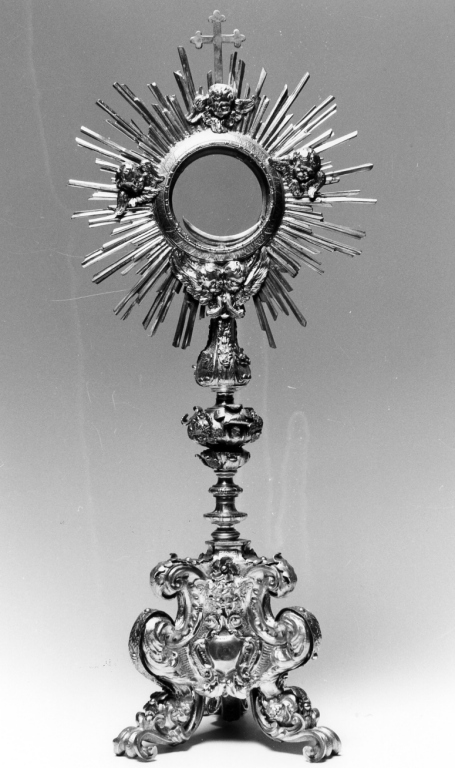 ostensorio - ambito romano (sec. XIX)