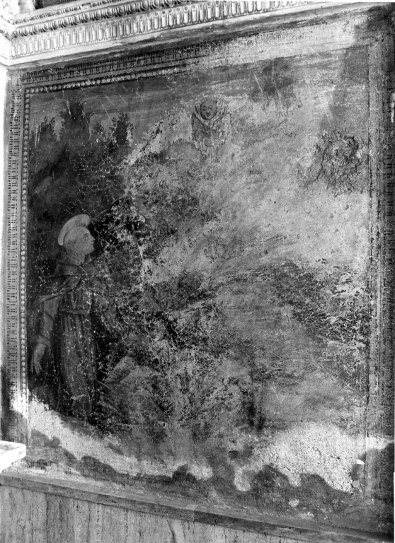 Sant'Antonio da Padova (dipinto, frammento) di Coardi Silvestro (sec. XVII)