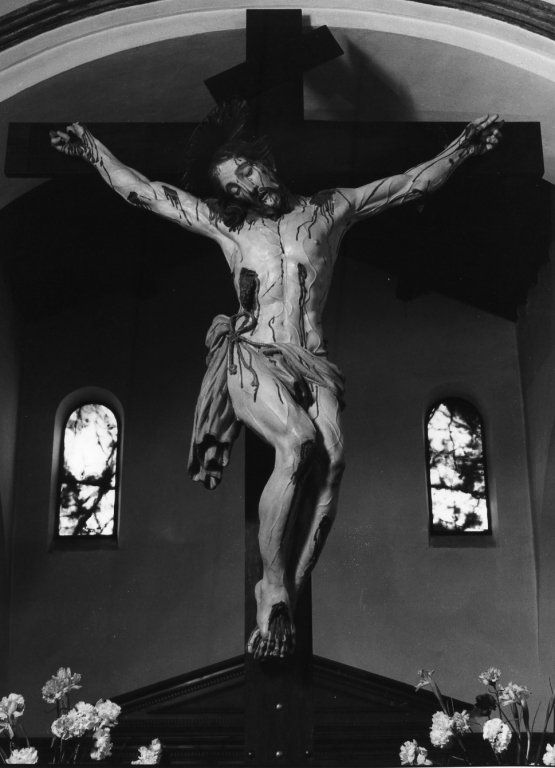 Cristo crocifisso (croce d'altare) di Vincenzo da Bassiano (sec. XVII)