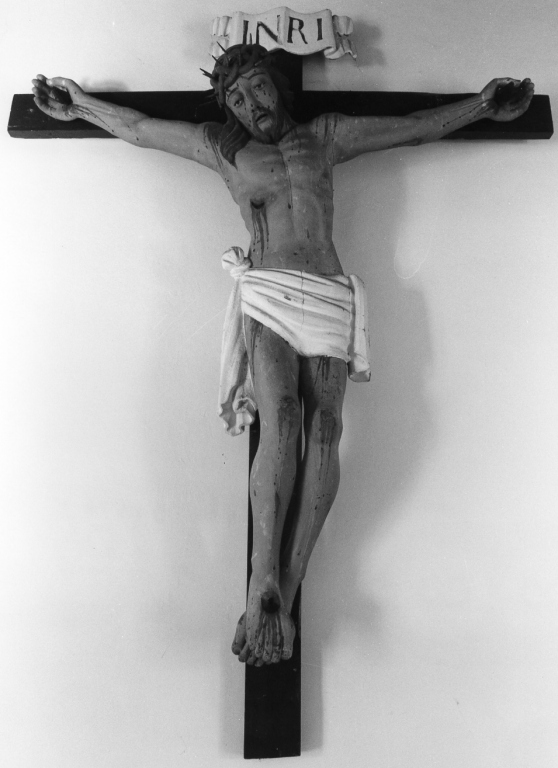 Cristo crocifisso (croce d'altare) - ambito laziale (sec. XIX)