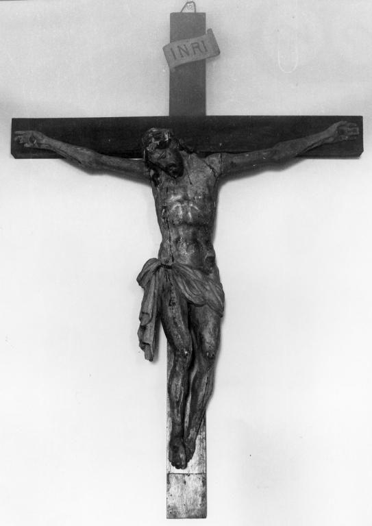 Cristo crocifisso (croce d'altare) - ambito laziale (sec. XIX)