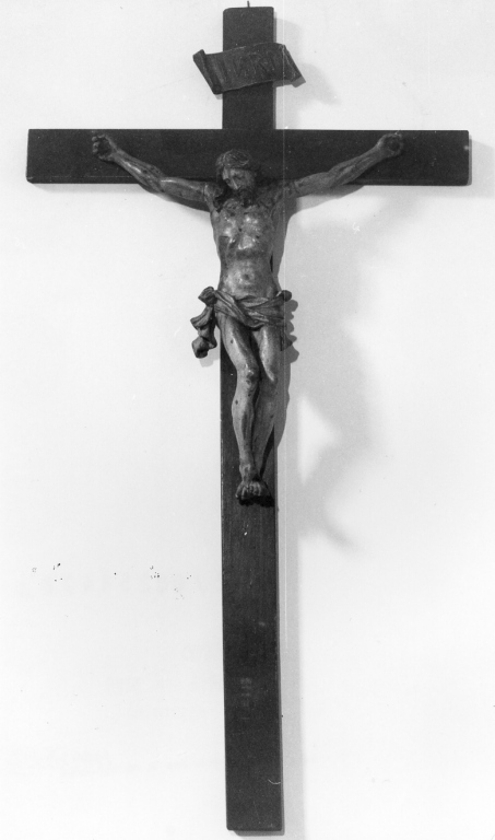 Cristo crocifisso (croce d'altare) - ambito laziale (sec. XVII)
