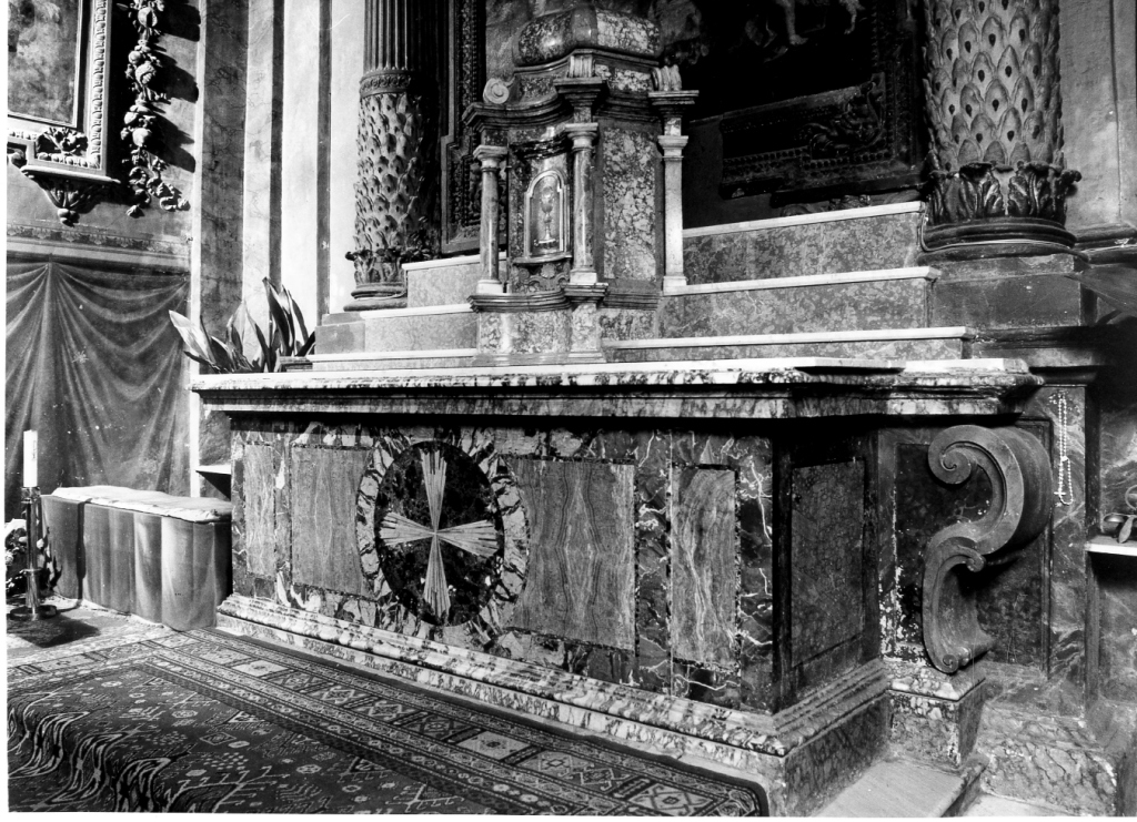 altare maggiore - ambito laziale (sec. XVII)