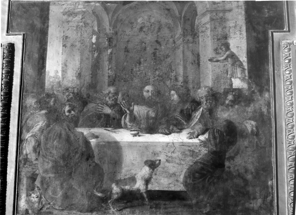 ultima cena (dipinto) di Manenti Vincenzo (maniera) (sec. XVII)