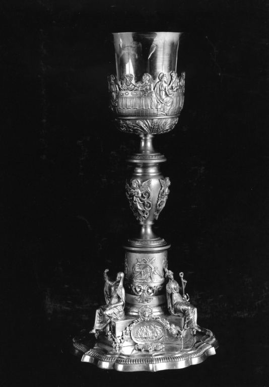 calice - ambito laziale (prima metà sec. XIX)