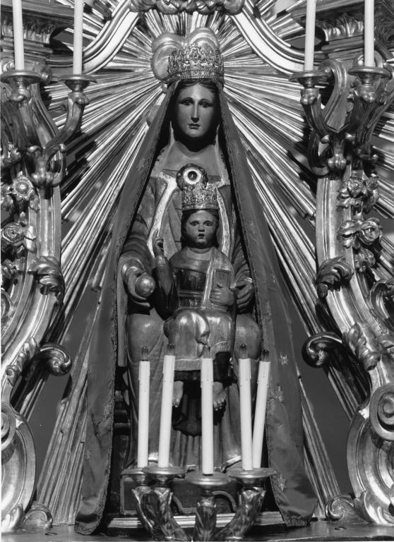 Madonna con Bambino (statua processionale) - ambito laziale (sec. XVII)