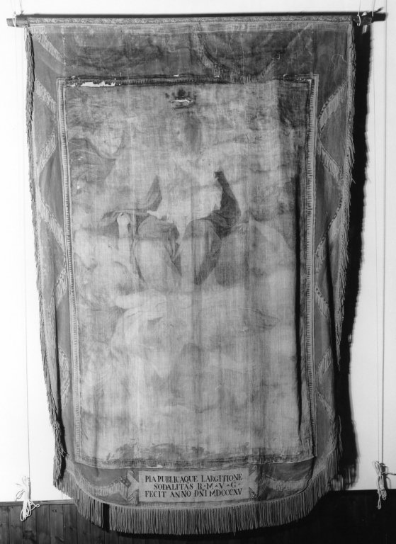 stendardo - ambito laziale (sec. XVIII)