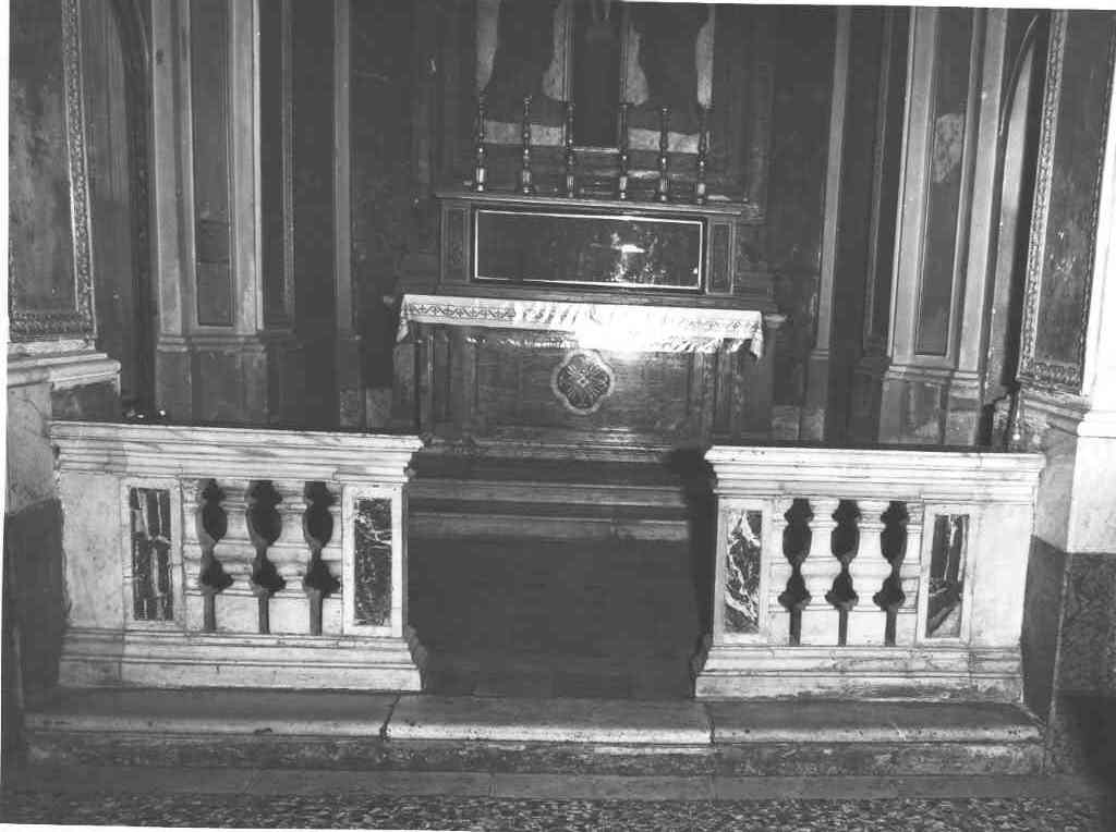 balaustrata - ambito laziale (sec. XVIII)