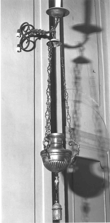 lampada pensile, serie - ambito laziale (sec. XIX)