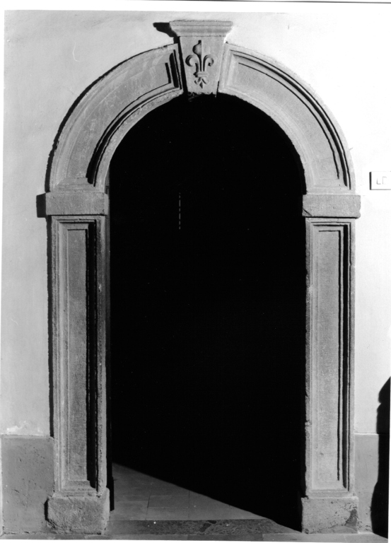 mostra di portale, coppia di Rainaldi Girolamo (sec. XVII)