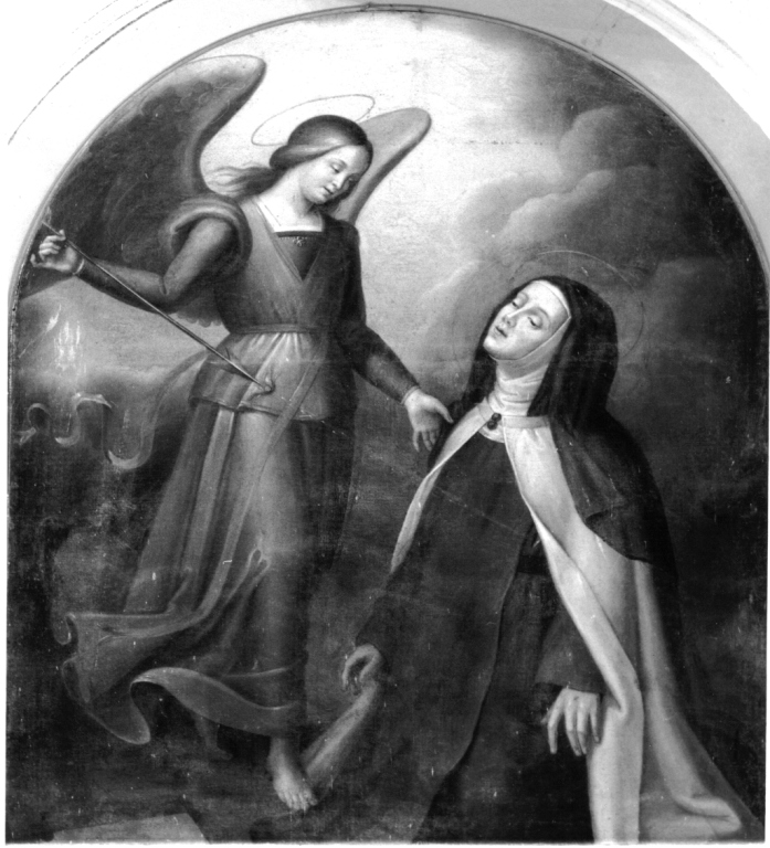 estasi di Santa Teresa d'Avila (dipinto) di Fra Silvestro di S. Luigi Gonzaga dei Carmelitani Scalzi (prima metà sec. XIX)