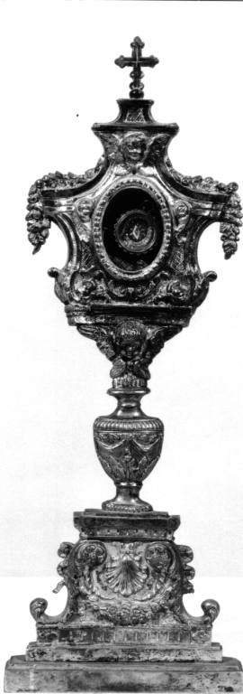 reliquiario - a ostensorio - ambito romano (sec. XVIII)