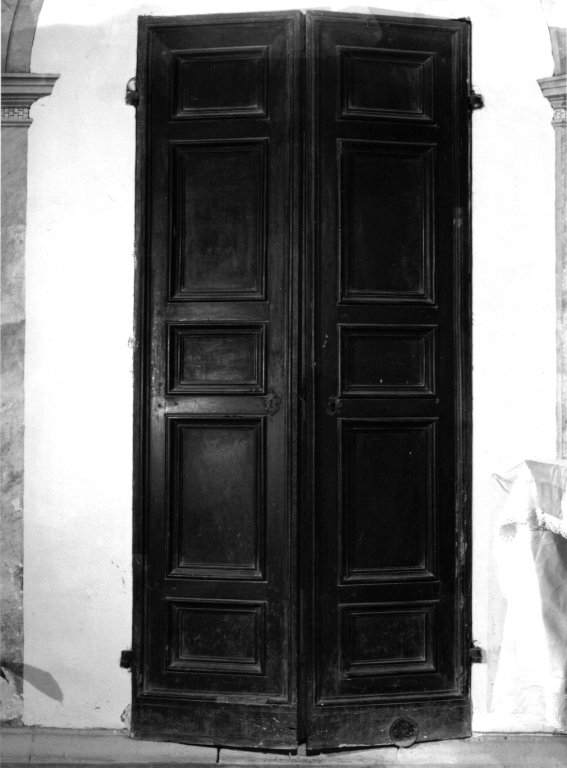 anta di armadio - manifattura laziale (fine/inizio secc. XIX/ XX)