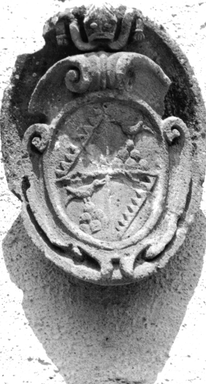 stemma vescovile di Gerolamo Bentivoglio (rilievo) - manifattura laziale (sec. XVI)