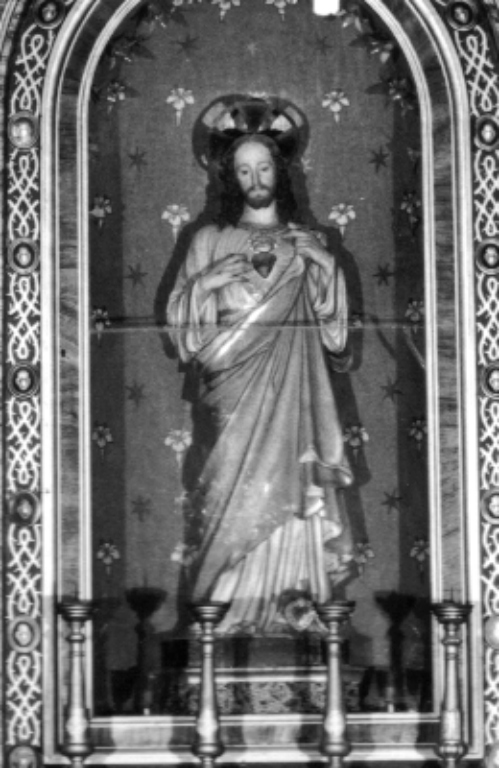 Sacro Cuore di Gesù (statua) - ambito laziale (seconda metà sec. XIX)