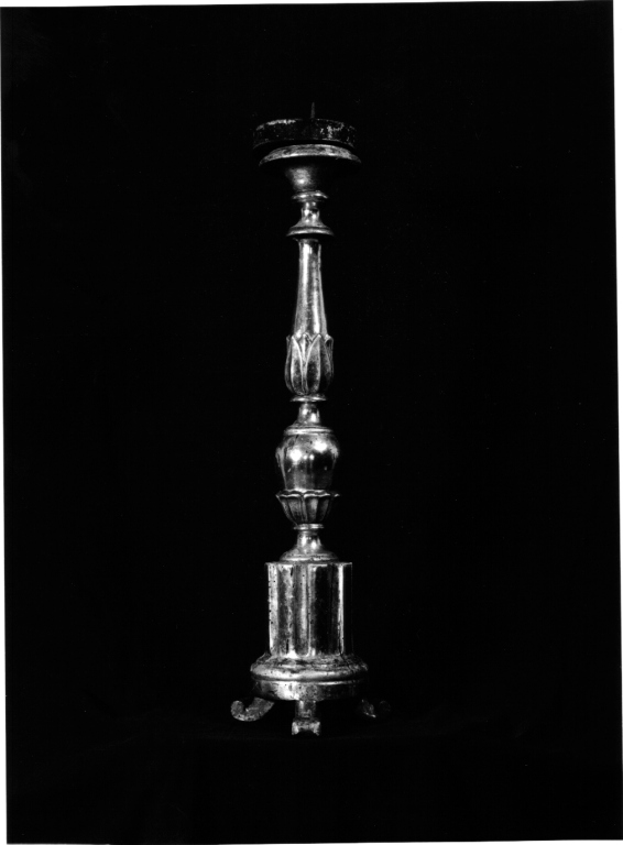 candeliere, serie - manifattura laziale (fine/inizio secc. XIX/ XX)