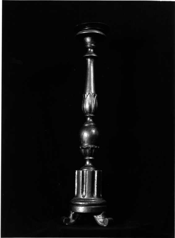 candeliere, serie - manifattura laziale (fine/inizio secc. XIX/ XX)