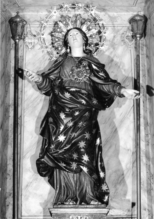 Madonna (statua) - ambito laziale (sec. XVIII)