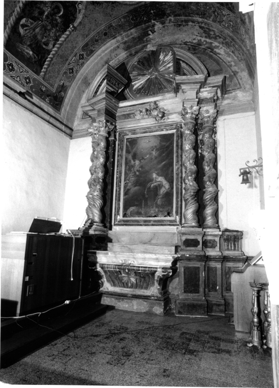 altare - a blocco, complesso decorativo - manifattura laziale (prima metà sec. XVIII)