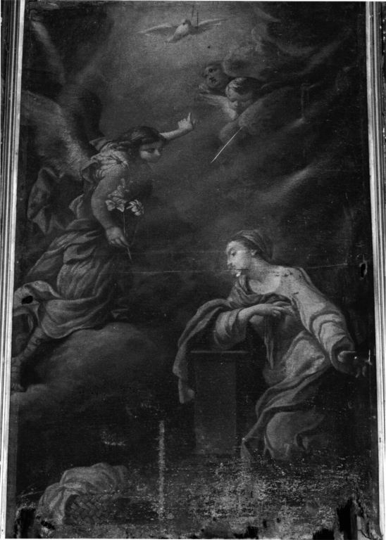 Annunciazione (dipinto, complesso decorativo) di Conca Sebastiano (scuola) (sec. XVIII)