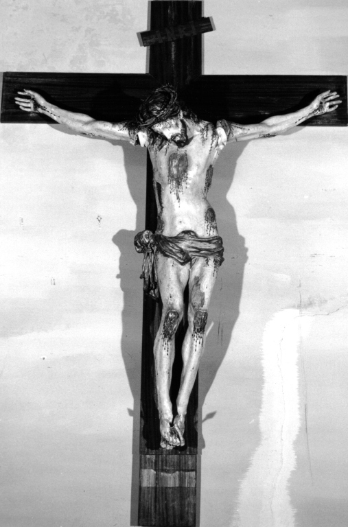 Cristo crocifisso (crocifisso) - ambito laziale (sec. XIX)