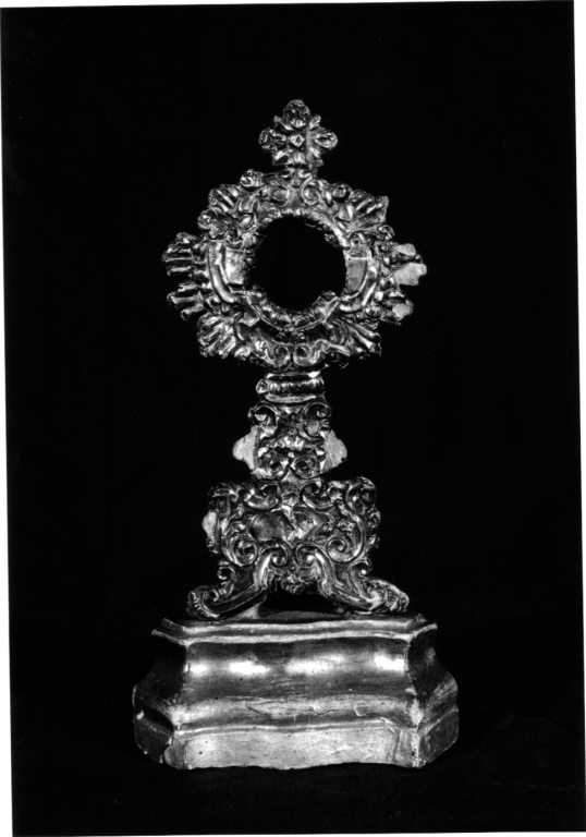 reliquiario-ostensorio - manifattura laziale (primo quarto sec. XVIII)