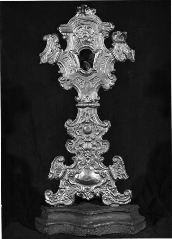 reliquiario-ostensorio - manifattura laziale (metà sec. XVIII)