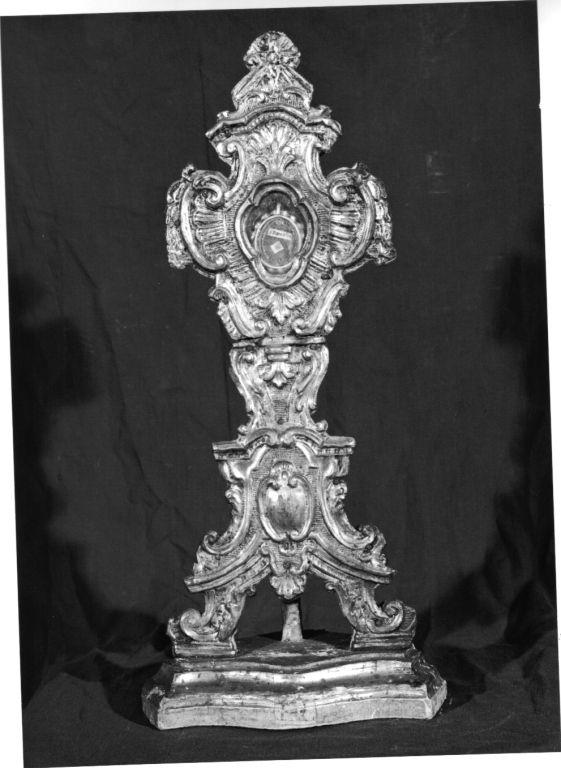 reliquiario-ostensorio - manifattura laziale (prima metà sec. XVIII)