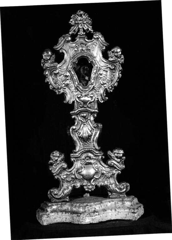 reliquiario-ostensorio - manifattura laziale (prima metà sec. XVIII)
