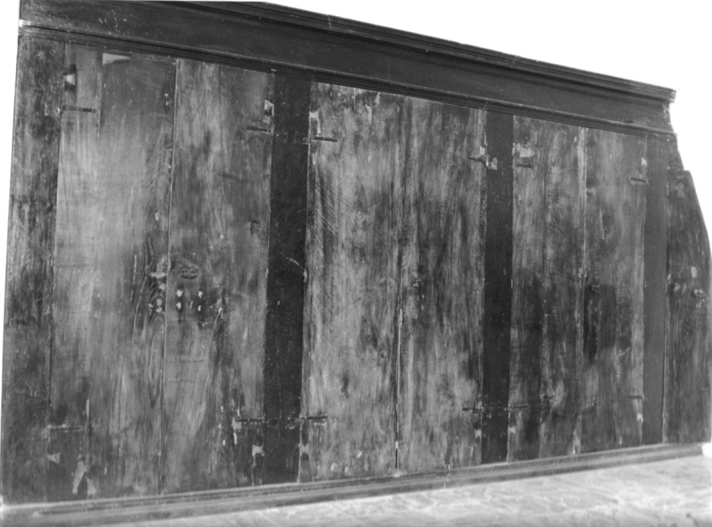 armadio da sacrestia - manifattura laziale (seconda metà sec. XIX)