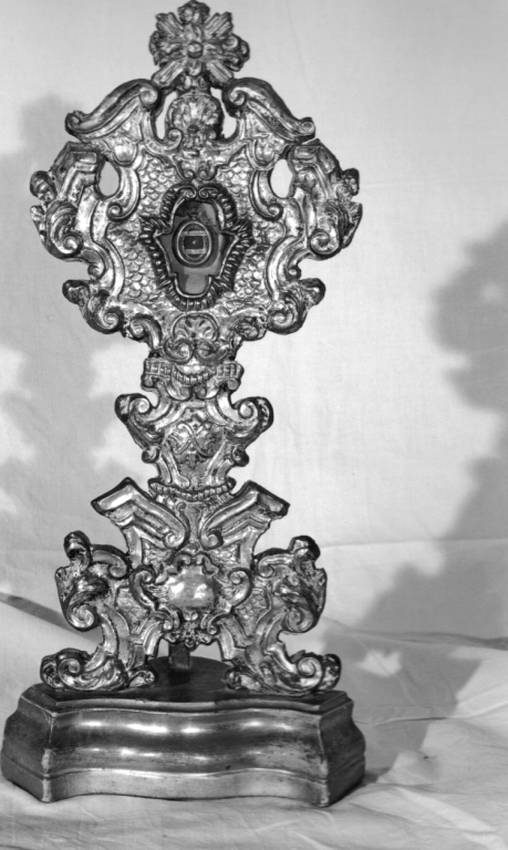 reliquiario-ostensorio - manifattura laziale (sec. XVIII)