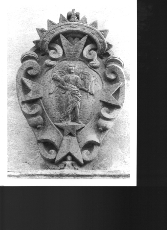 insegna della chiesa della Visitazione (rilievo) - ambito viterbese (seconda metà sec. XVIII)