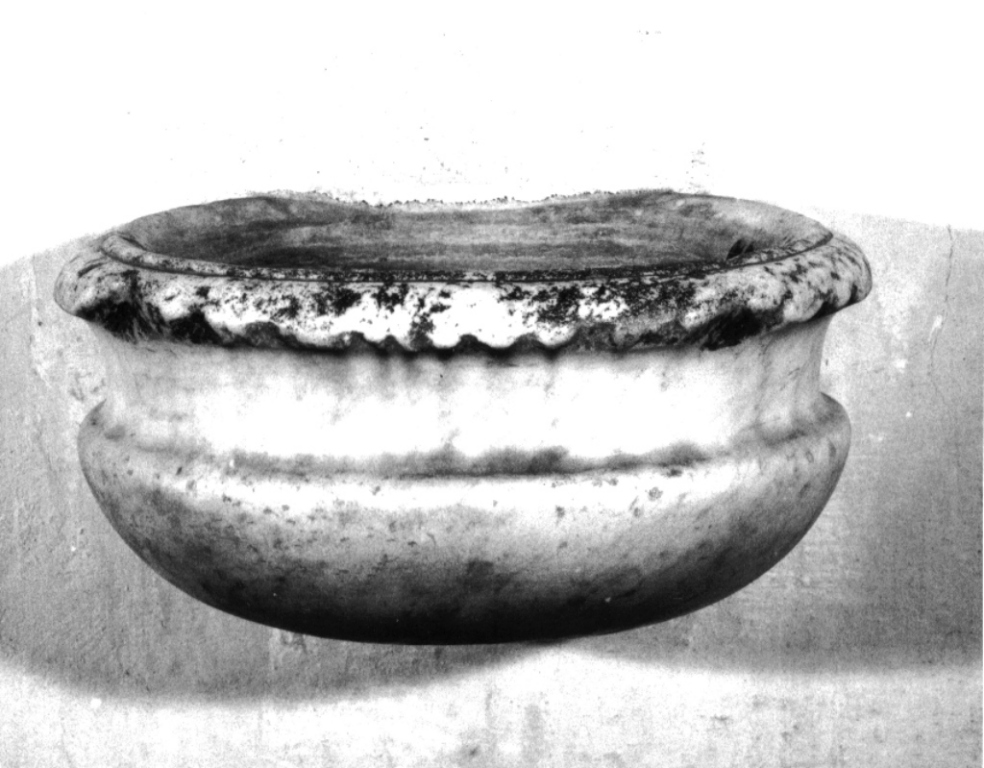 acquasantiera pensile - ambito laziale (sec. XIX)