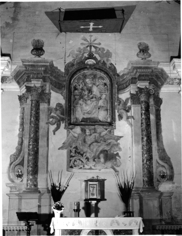 architettura illusionistica (decorazione pittorica) - ambito laziale (prima metà sec. XVIII)