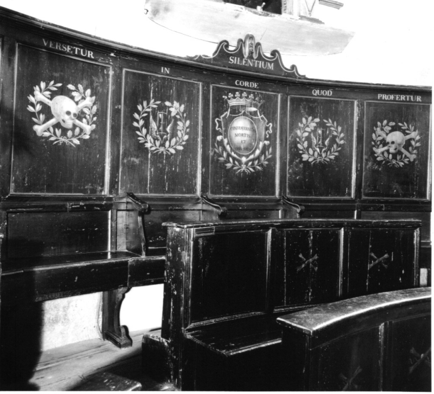 banco del coro - produzione laziale (sec. XIX)