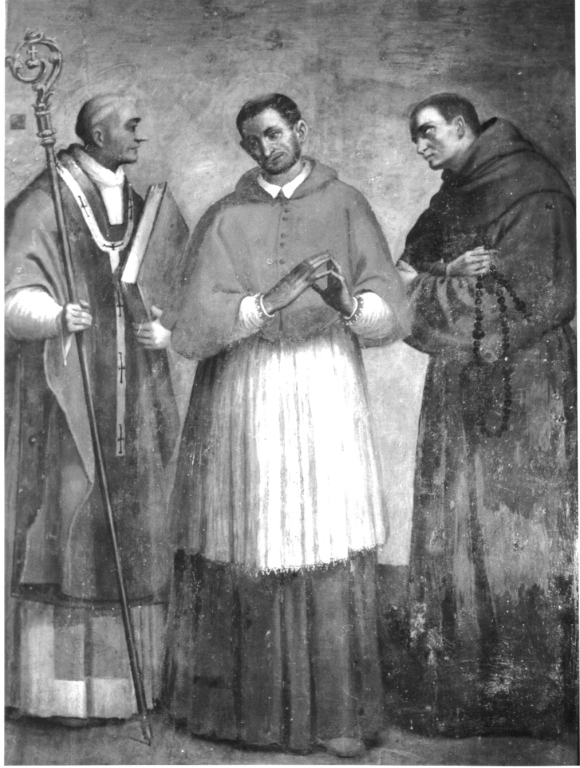 tre santi (dipinto, complesso decorativo) di Cesari Giuseppe detto Cavalier d'Arpino (maniera) - ambito romano (fine/inizio secc. XVI/ XVII)
