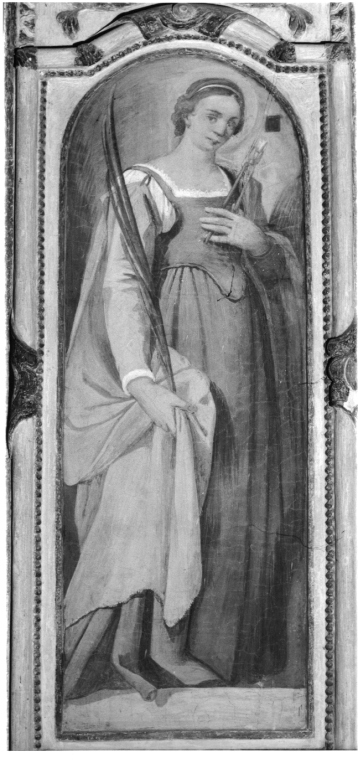 Sant'Apollonia (dipinto, complesso decorativo) di Caparozzi Filippo (attribuito) (inizio sec. XVII)