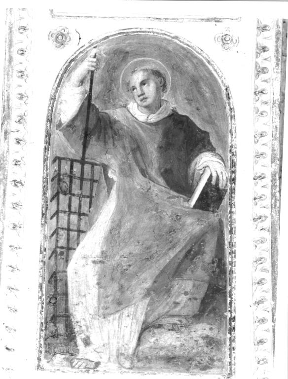 San Lorenzo (dipinto, complesso decorativo) di Caparozzi Filippo (attribuito) (inizio sec. XVII)