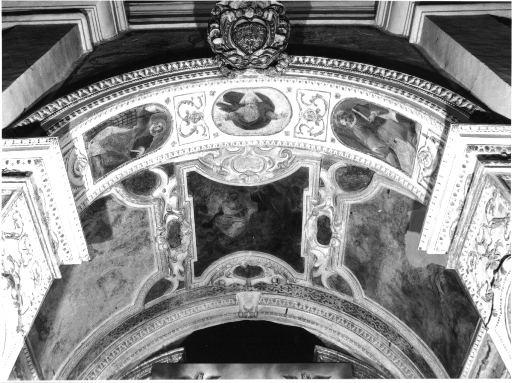 motivi decorativi a volute (decorazione plastica, complesso decorativo) - ambito viterbese (fine/inizio secc. XVI/ XVII)