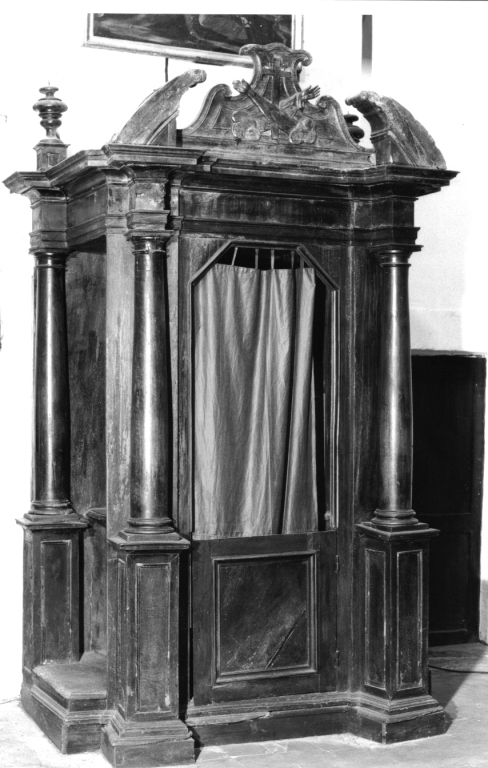 confessionale, serie - produzione laziale (sec. XIX)