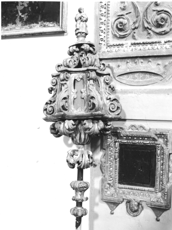 lanterna processionale, coppia - produzione laziale (sec. XVII)