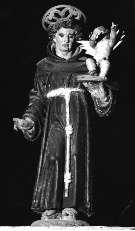 Sant'Antonio da Padova con il bambino (statua) di Barozzi Jacopo detto Vignola - produzione laziale (fine sec. XVI)