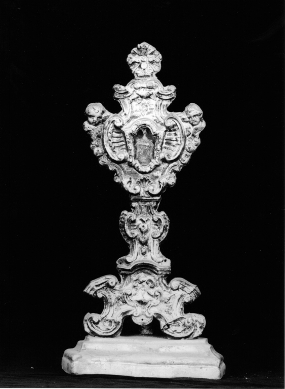 reliquiario - a ostensorio - produzione laziale (sec. XIX)