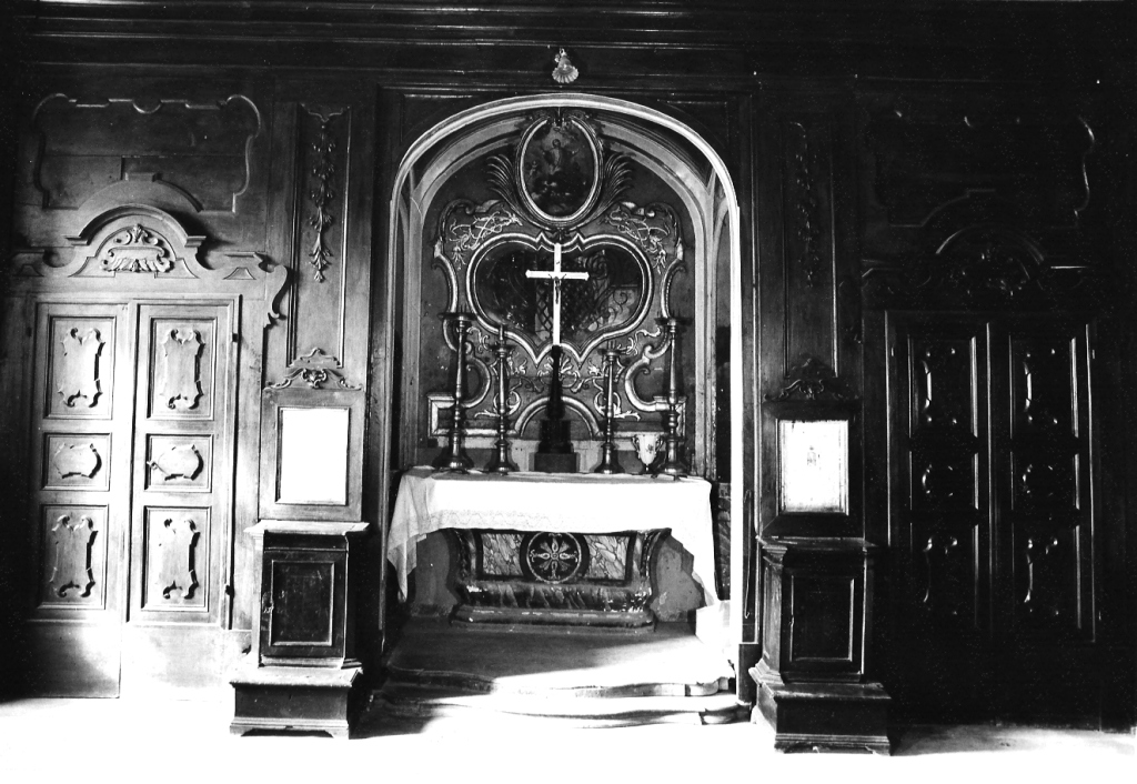 armadio da sacrestia, coppia di Venanzio di Nanzio (maniera) (sec. XVIII)