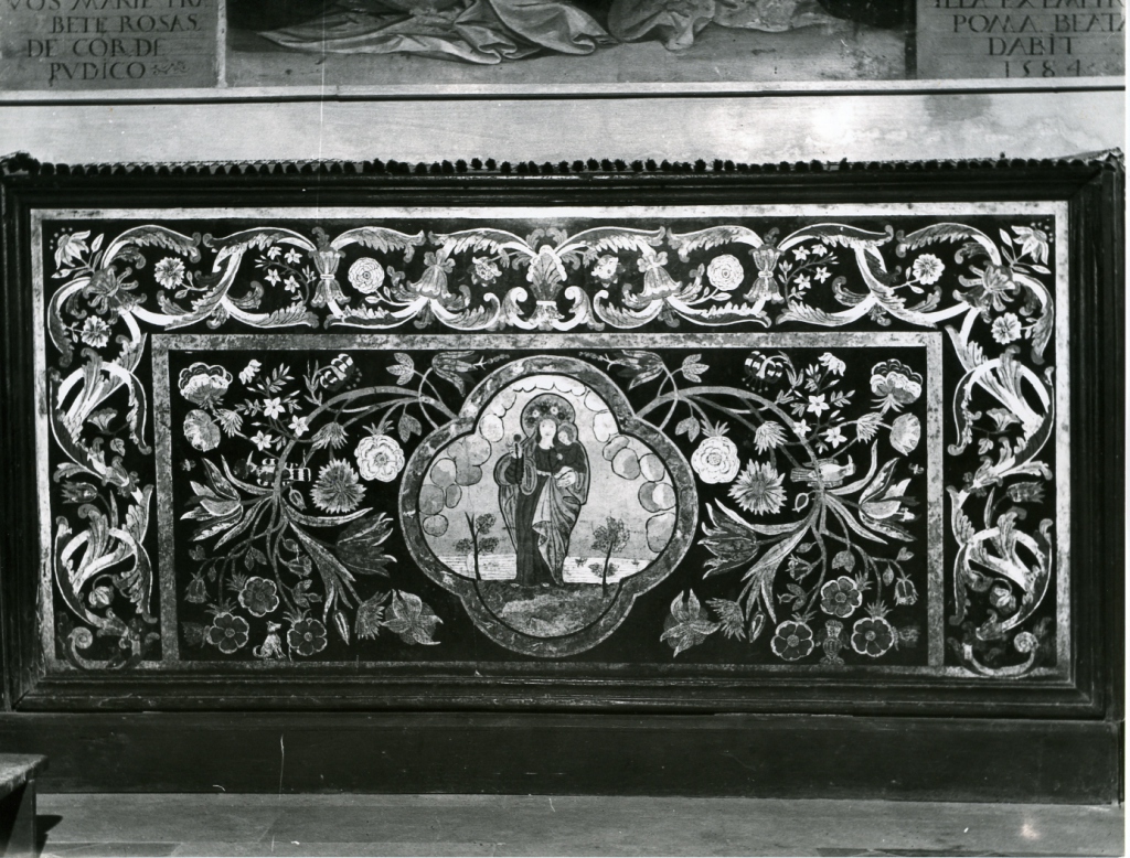 paliotto - ambito laziale (fine/inizio secc. XVII/ XVIII)