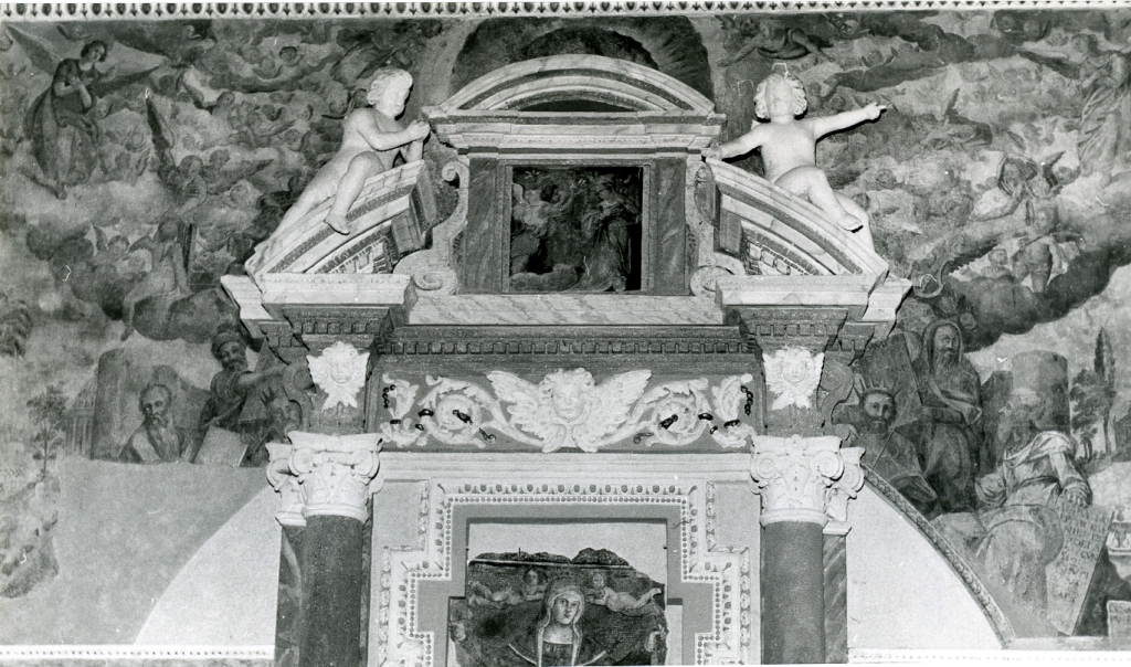 Dio Padre in gloria (dipinto) - ambito laziale (ultimo quarto sec. XVI)